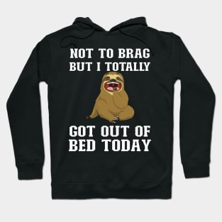 Funny cute sloth sayings Hoodie